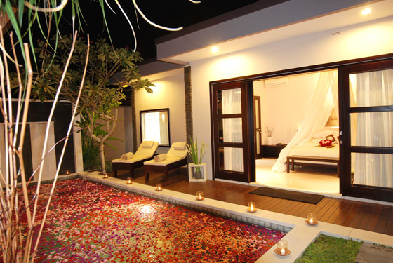 Pool and Bedroom - Aria Villas
