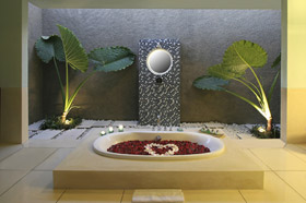Bathub and shower - The Boutique Villa